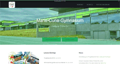 Desktop Screenshot of m.marie-curie-gymnasium-dallgow.de
